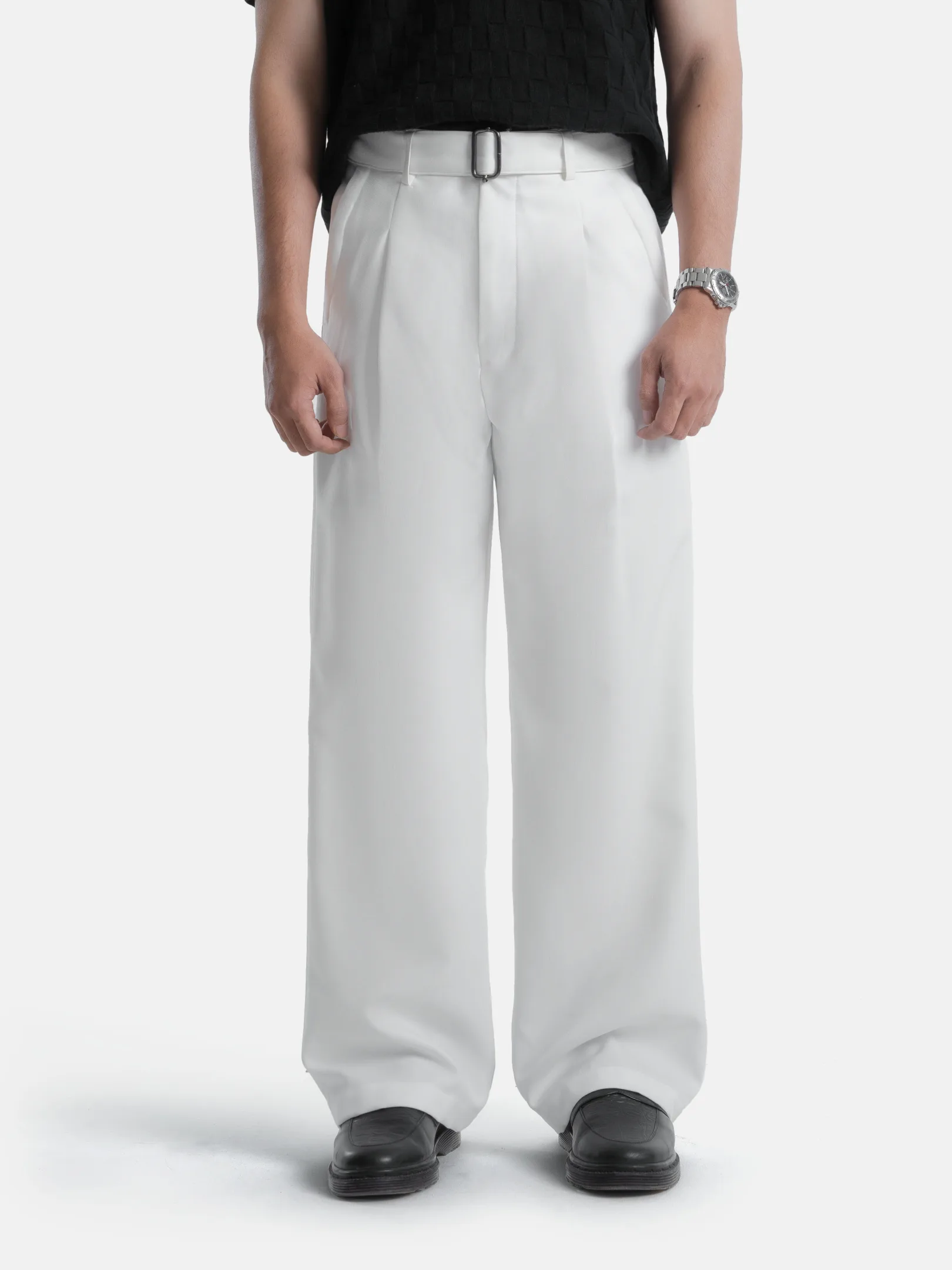 White Elite Wide Pant