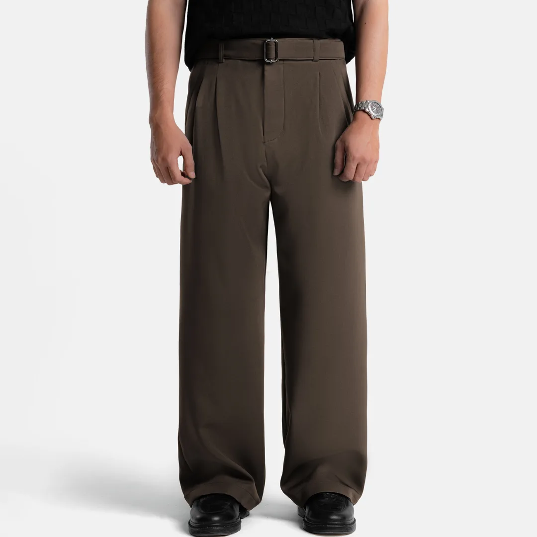 Black Brown Elite Wide Pant