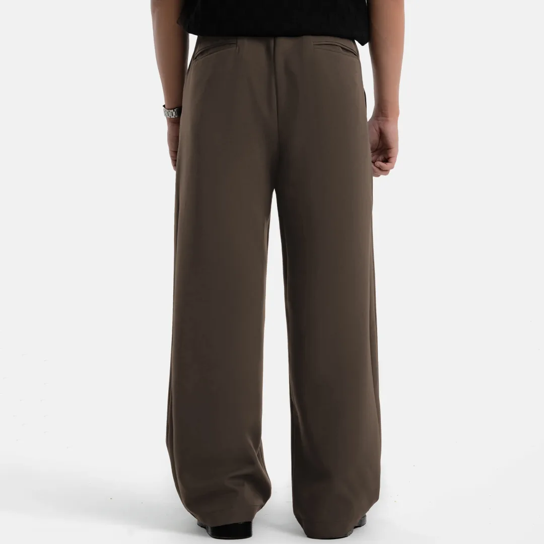 Black Brown Elite Wide Pant
