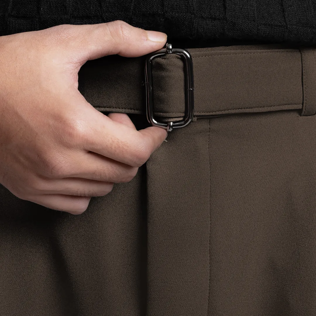 Black Brown Elite Wide Pant