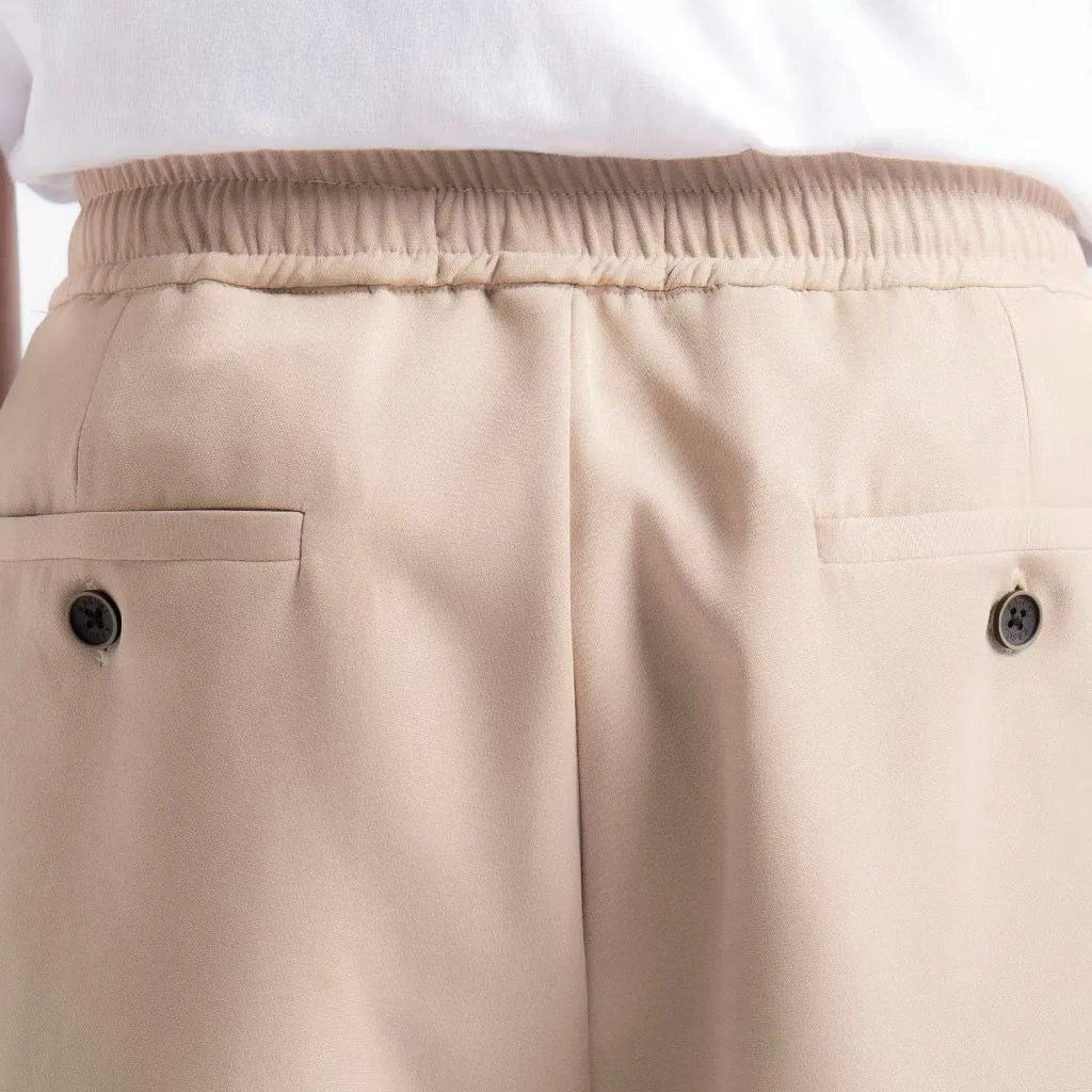Cream Smart Wide Pant