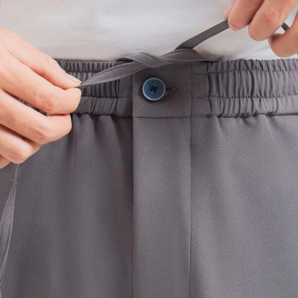 Grey Smart Wide Pant