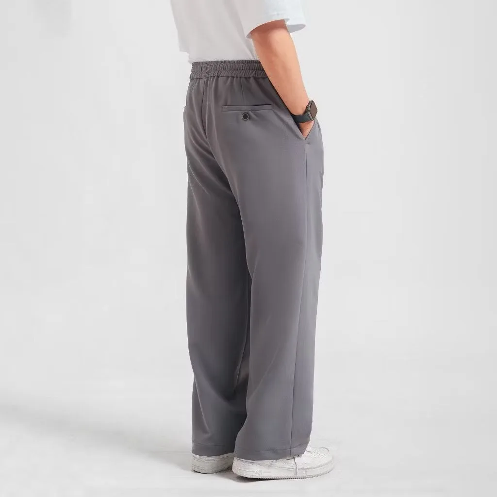 Grey Smart Wide Pant
