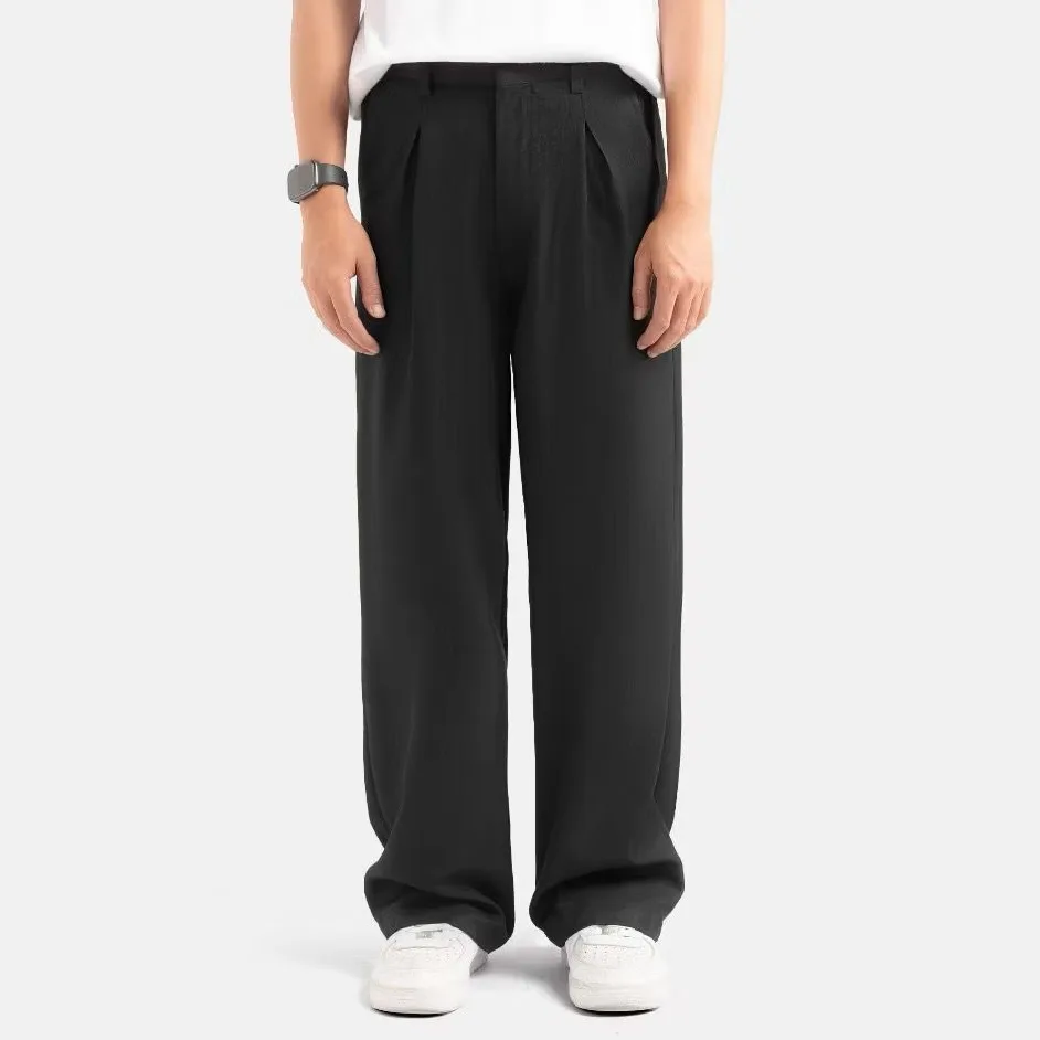 Black Classic Wide Pant