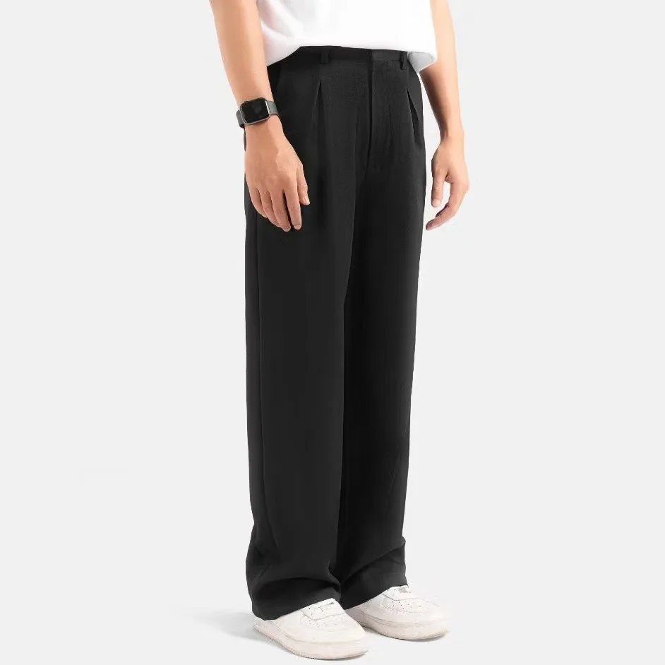 Black Classic Wide Pant