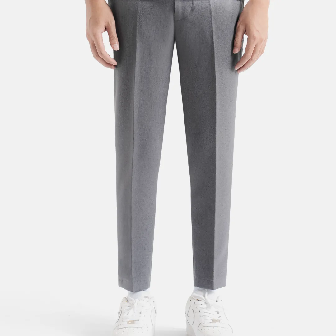 Grey Classic Wide Pant