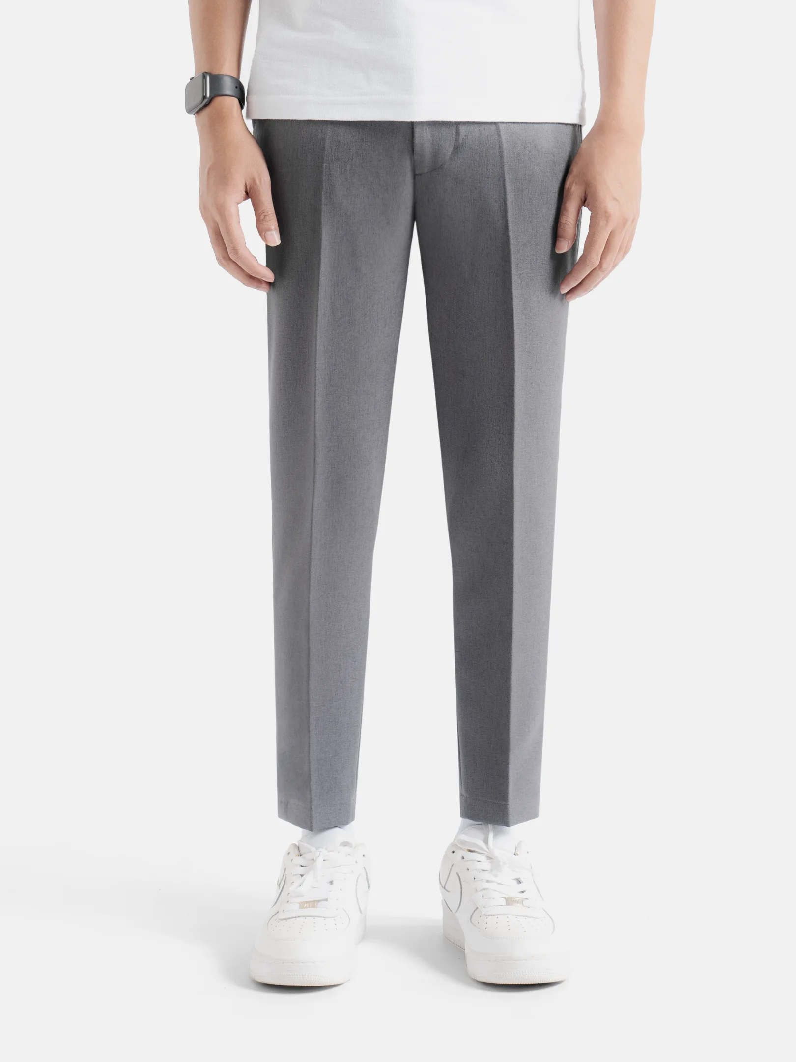 Grey Classic Wide Pant