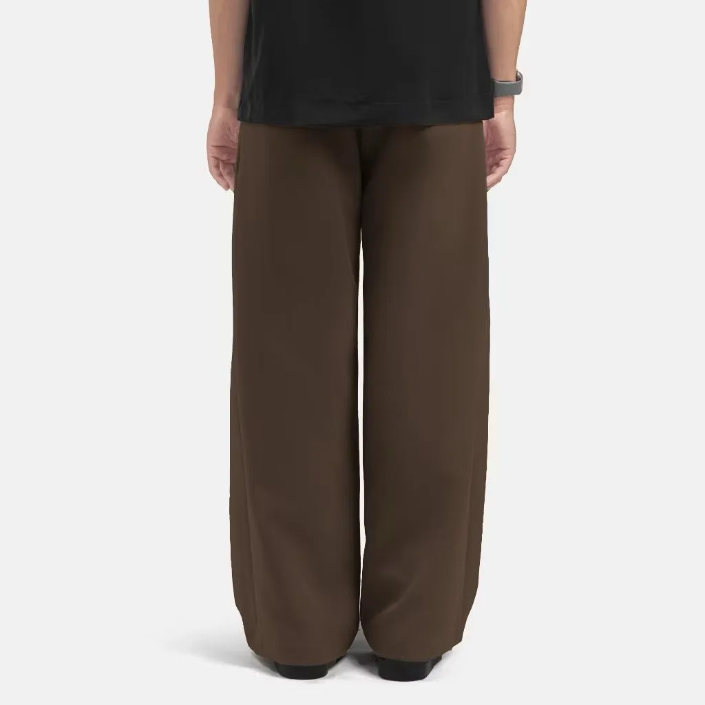 Milo Brown City Loose Wide Pant