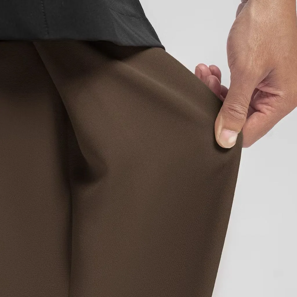 Milo Brown City Loose Wide Pant