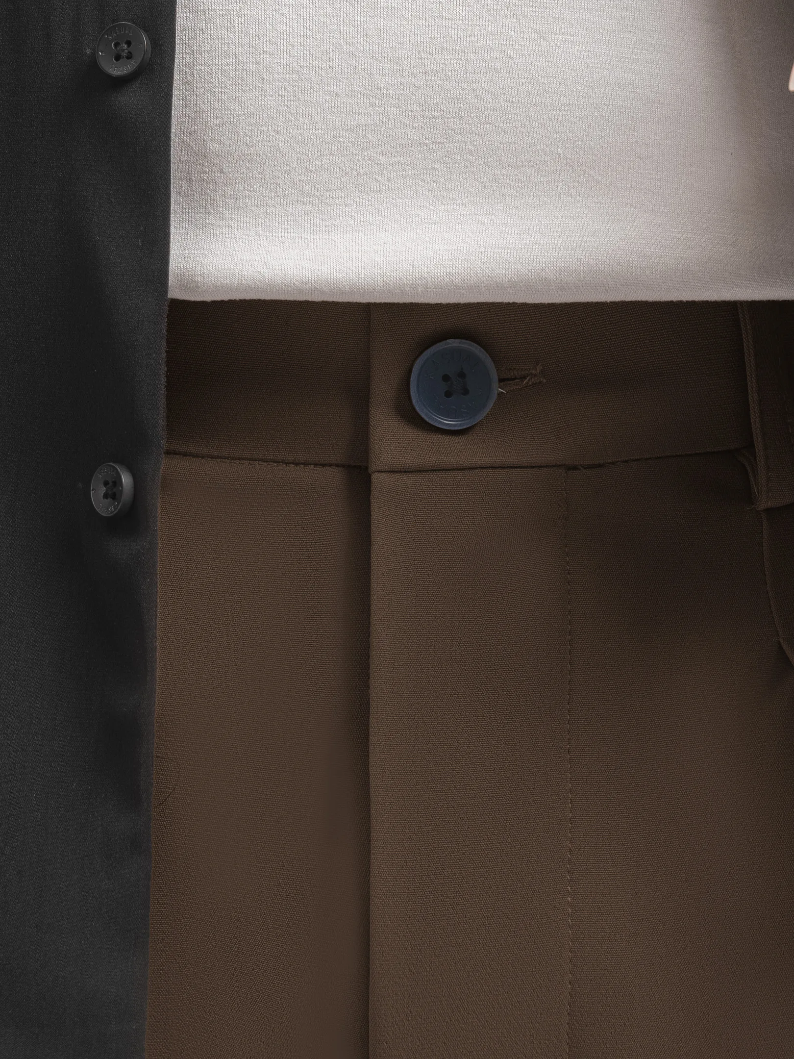 Milo Brown City Loose Wide Pant