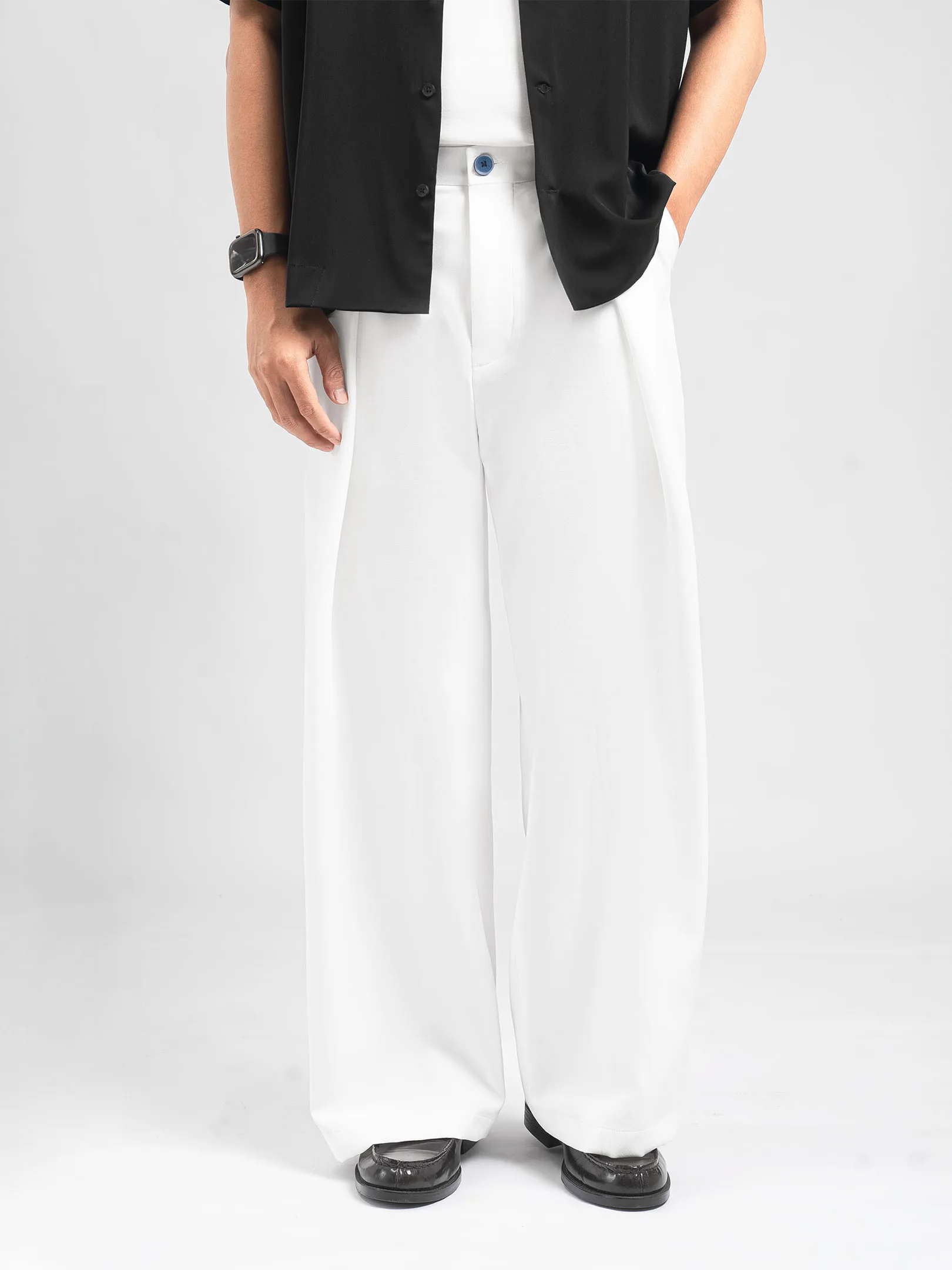 White City Loose Wide Pant