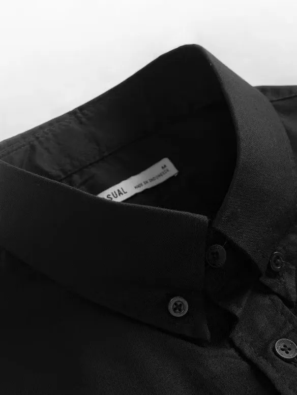 Basic Oxford Black Shirt