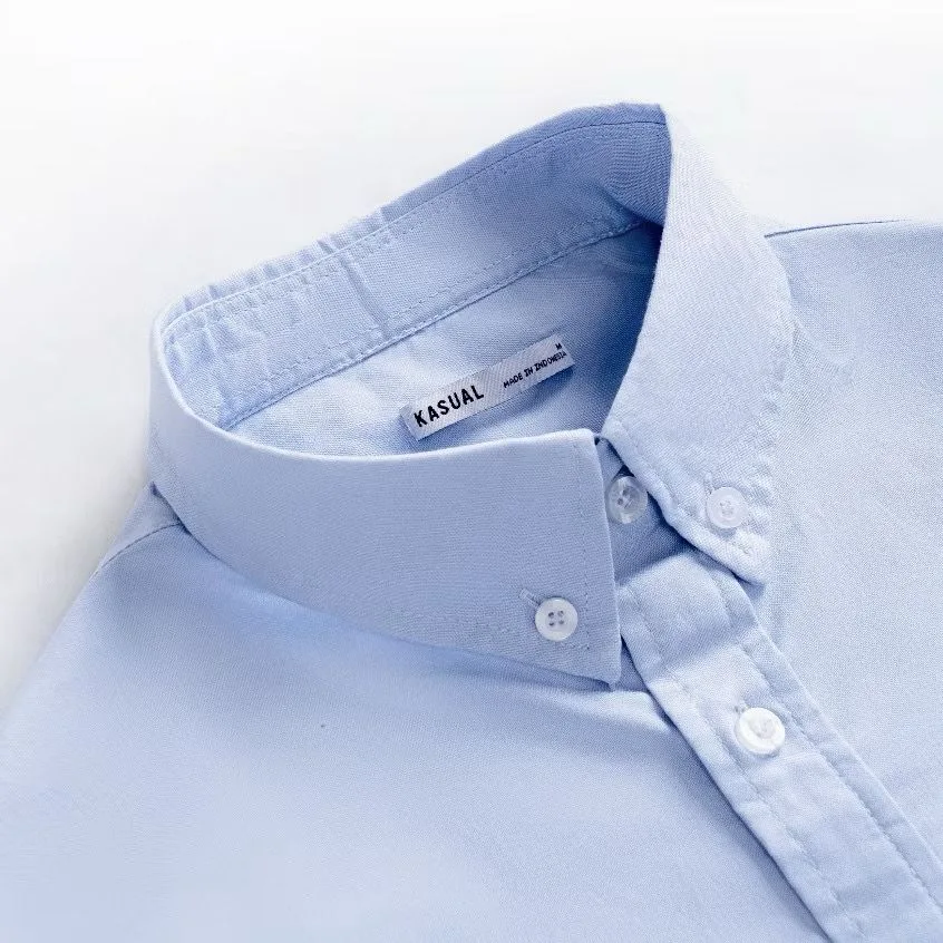 Basic Oxford Maya Blue Shirt