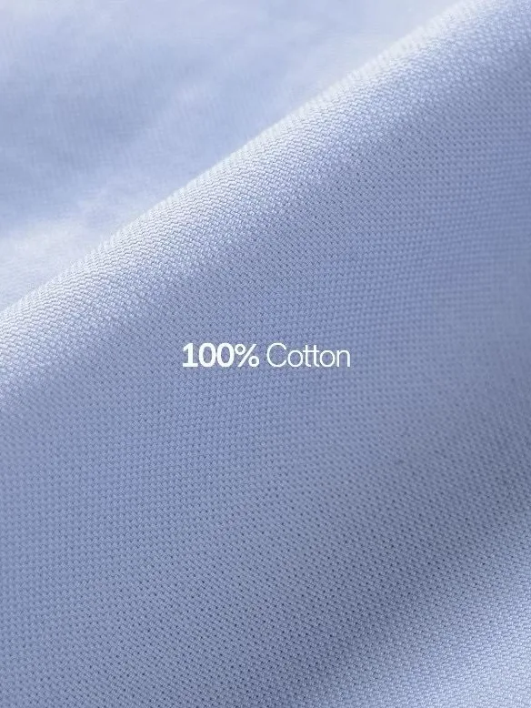 Basic Oxford Maya Blue Shirt
