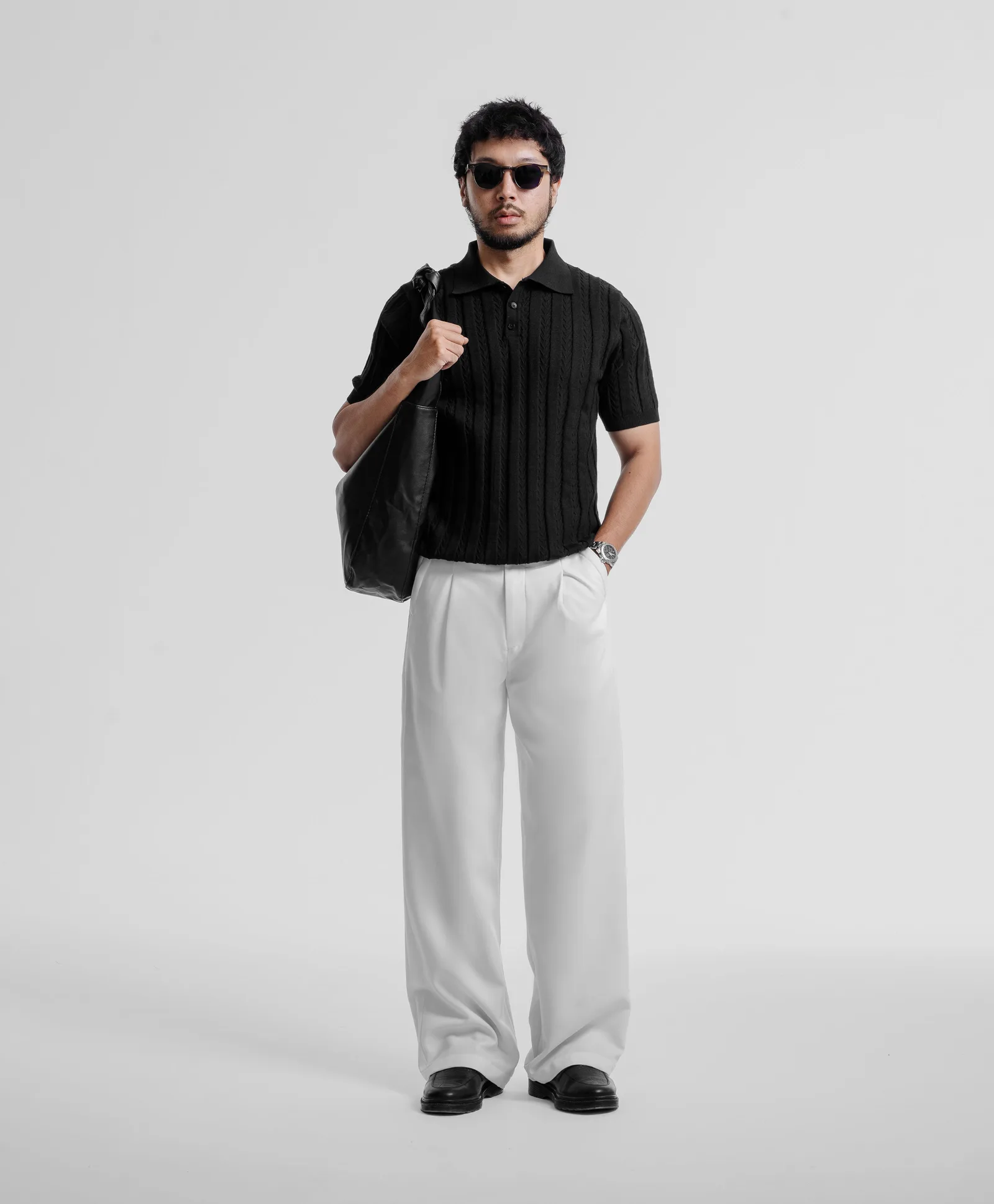 White Elite Wide Pant