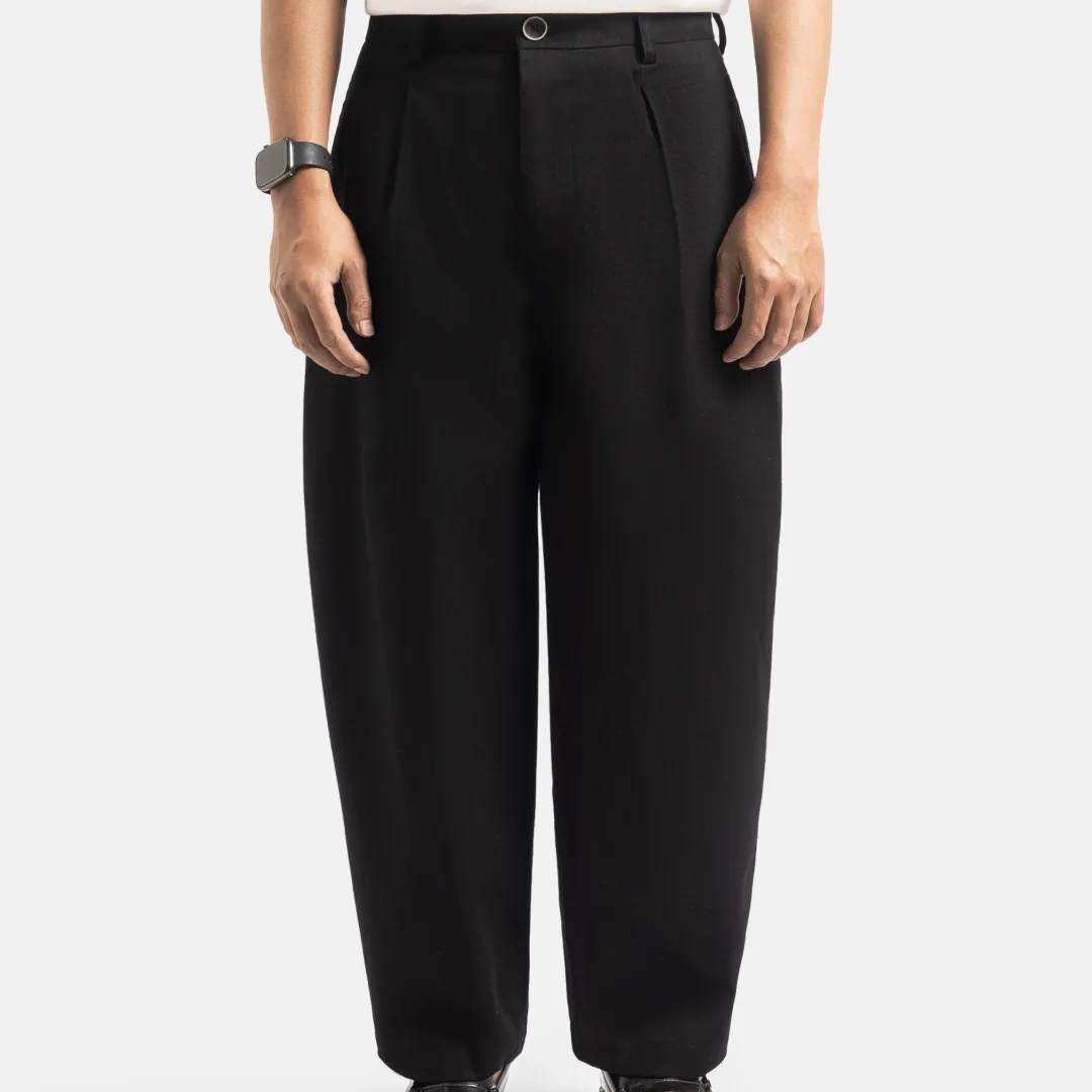 Black Barrel Pant