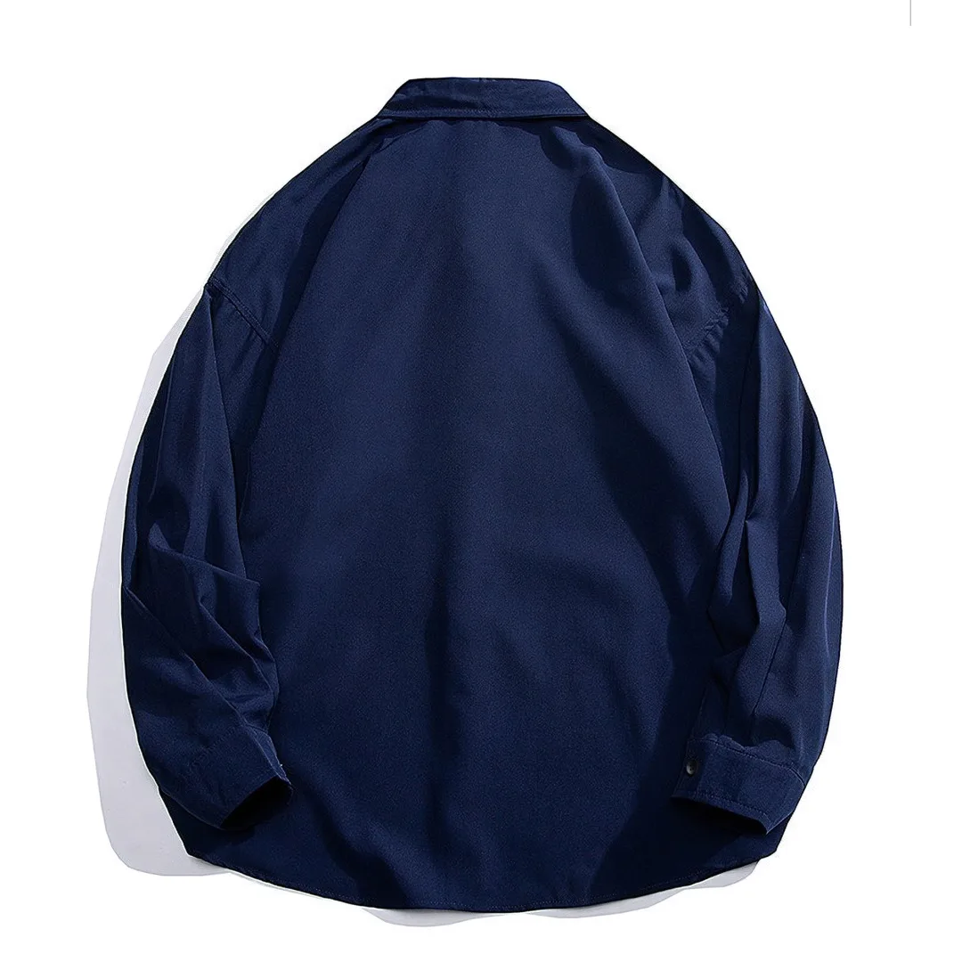 Navy Oasis Oversized Shirt