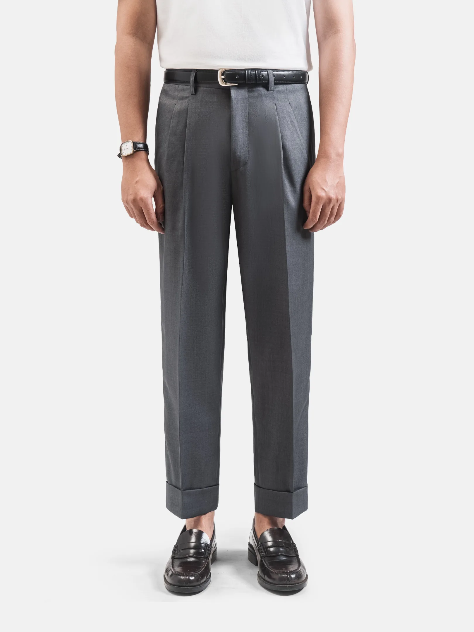 Formal Grey Ankle Cuff