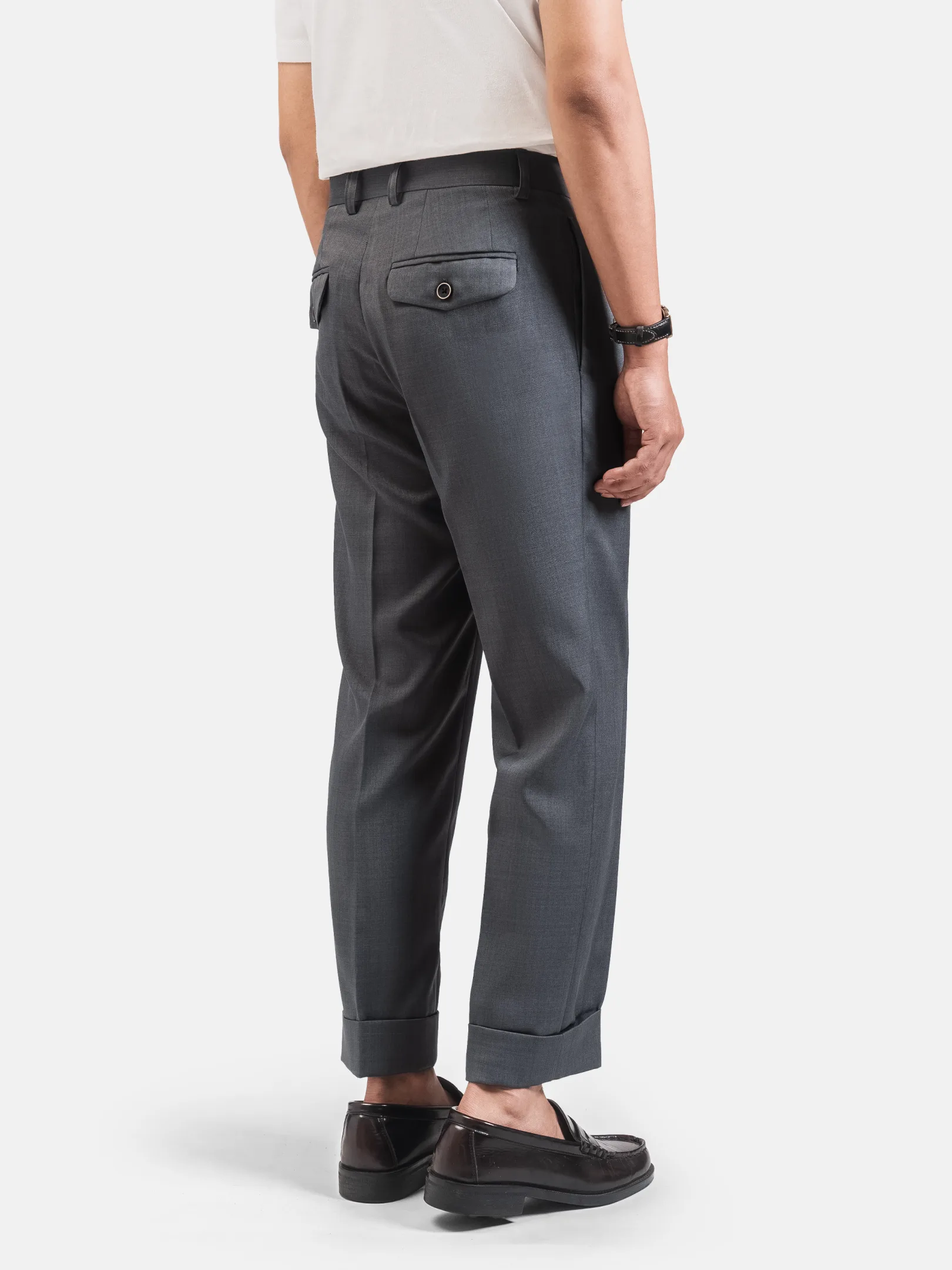 Formal Grey Ankle Cuff