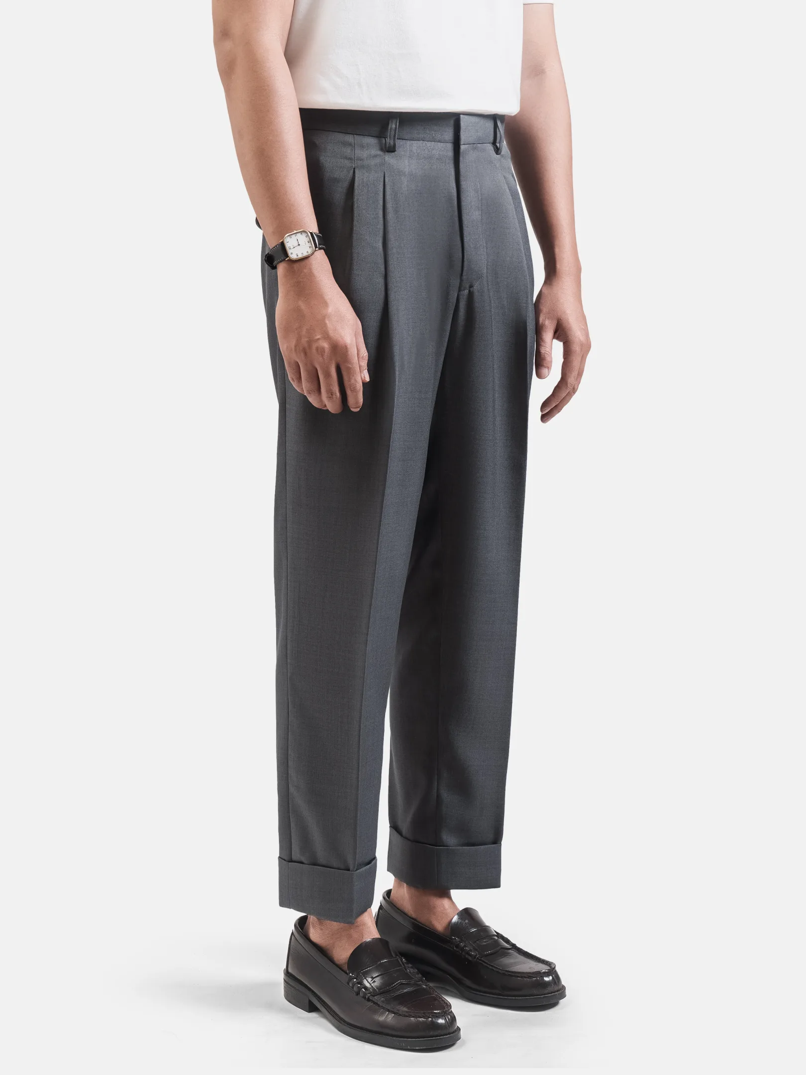 Formal Grey Ankle Cuff