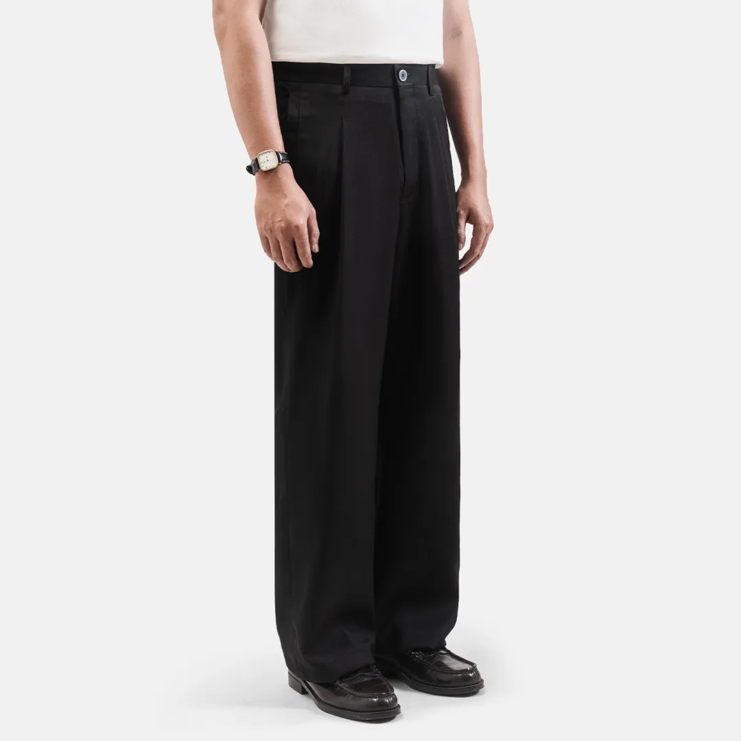 Black Regular Comfort Pant