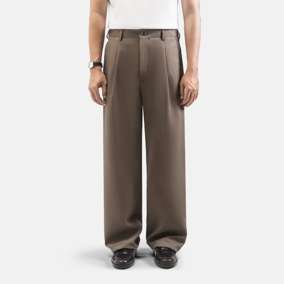 Kasual Regular Comfort Sage Brown Pants