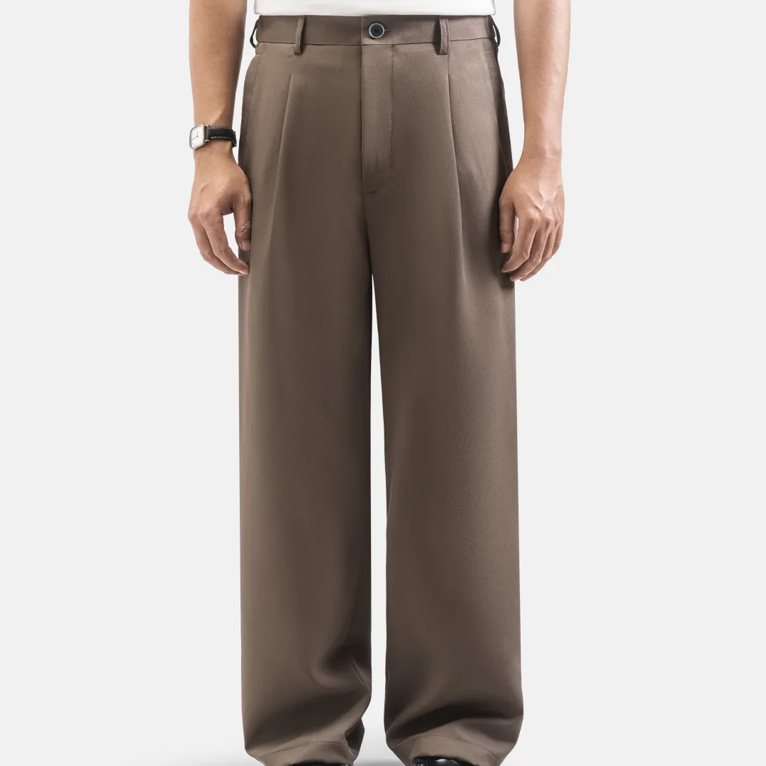 Kasual Regular Comfort Sage Brown Pants