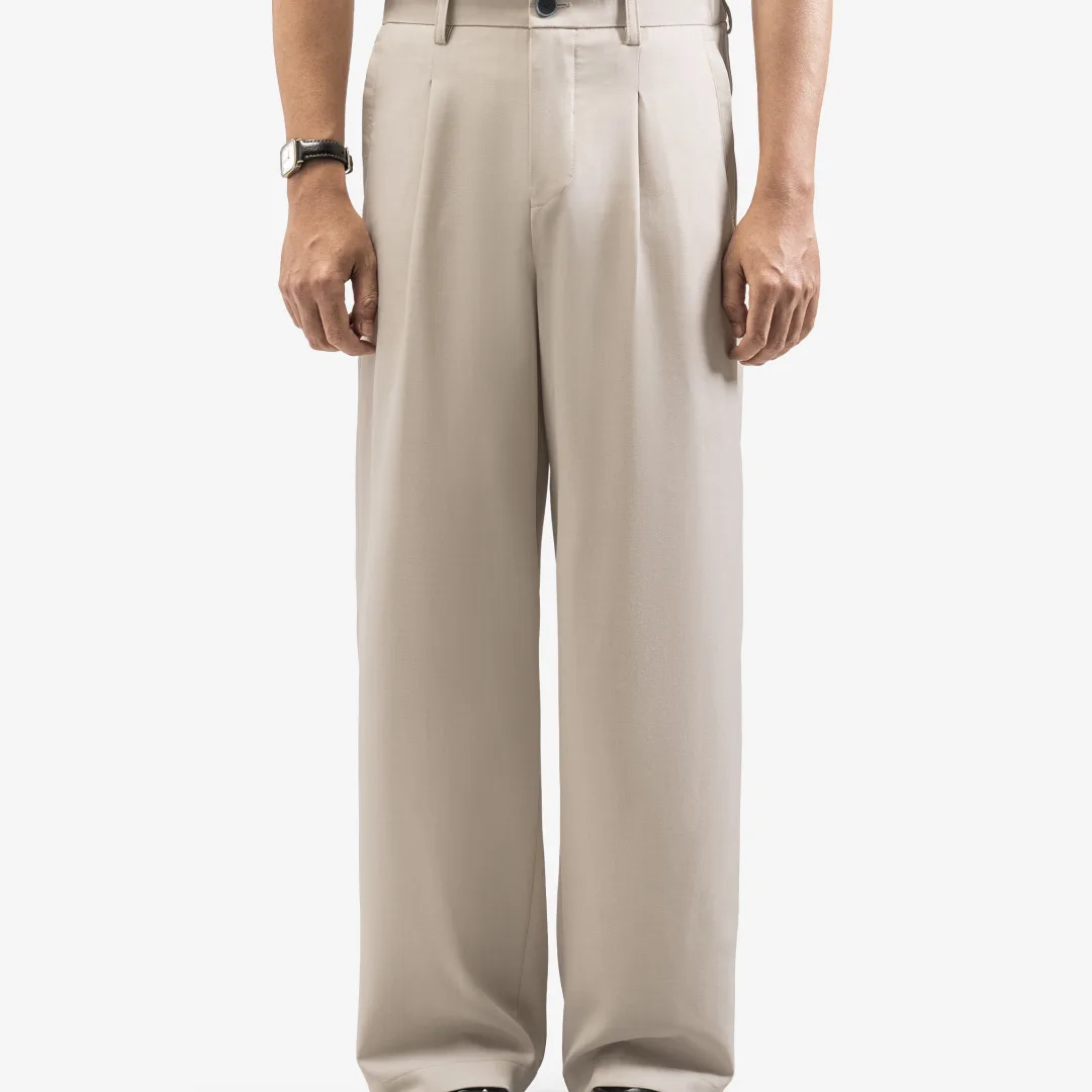 Cream Regular Comfort Pant