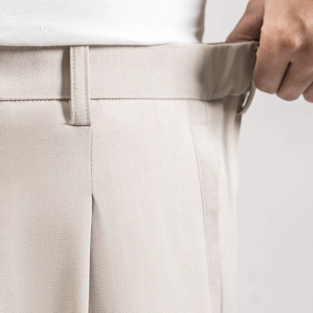 Cream Regular Comfort Pant