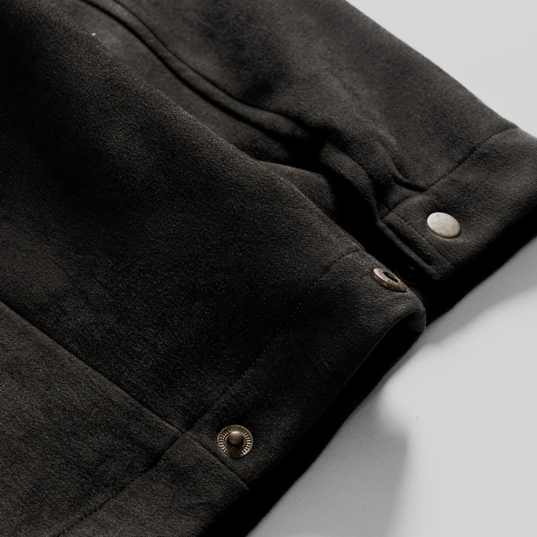 Black Marco Suede Jacket