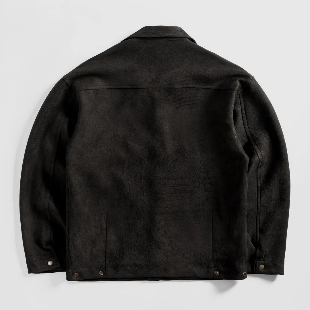 Black Marco Suede Jacket