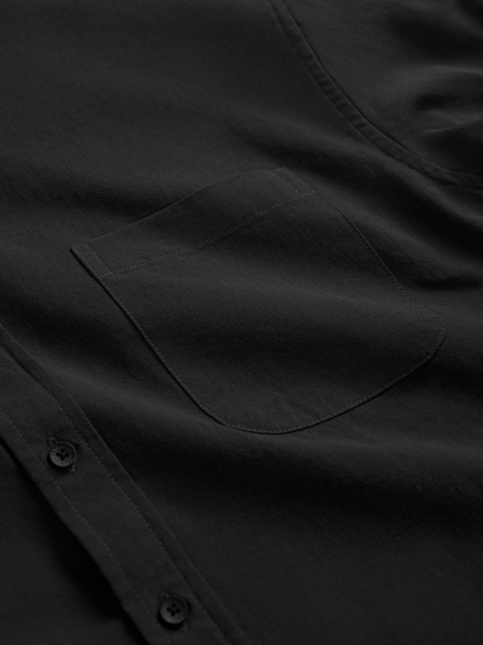 Ease Linen Shirt Black