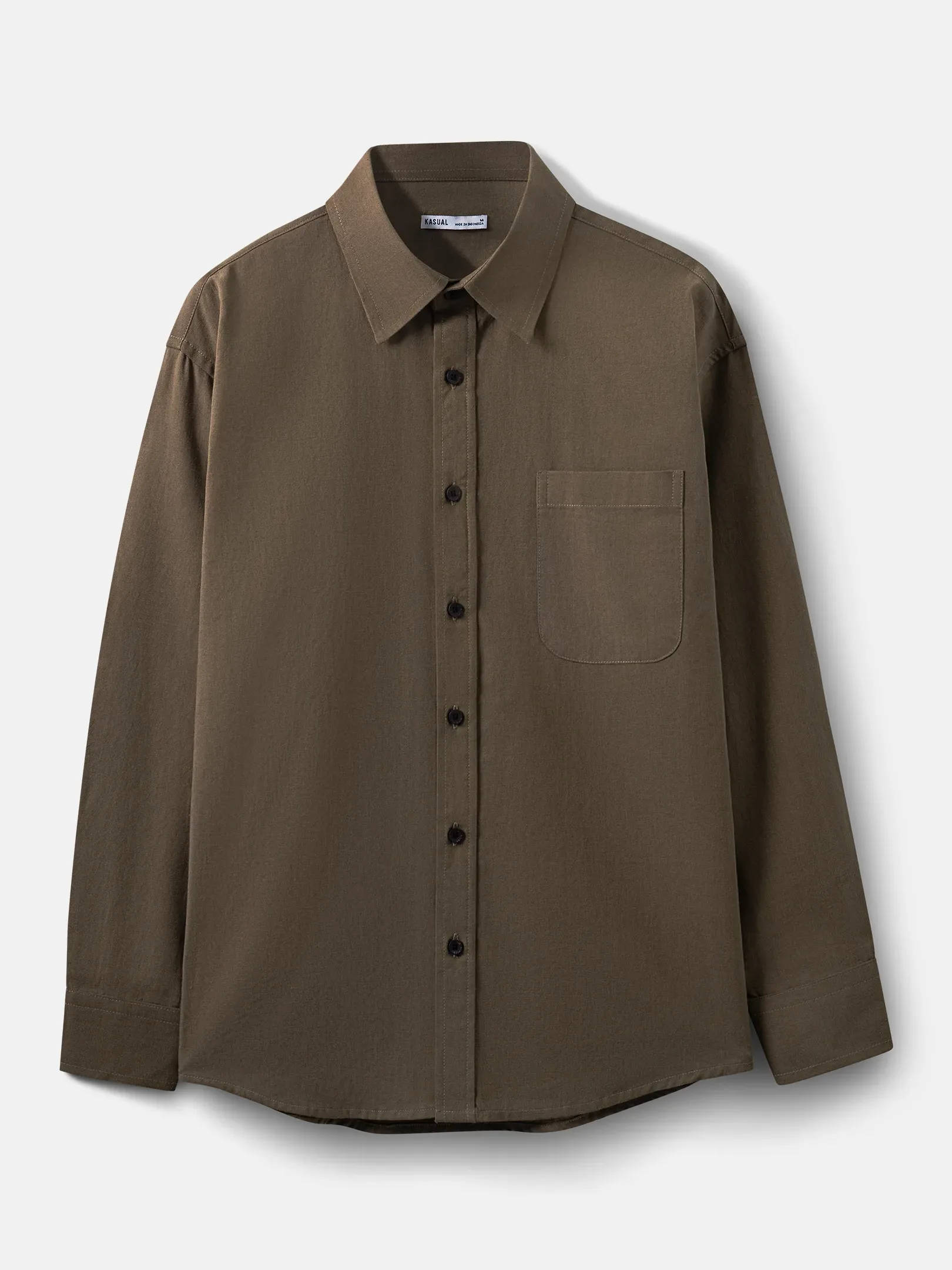Ease Linen Shirt Brown