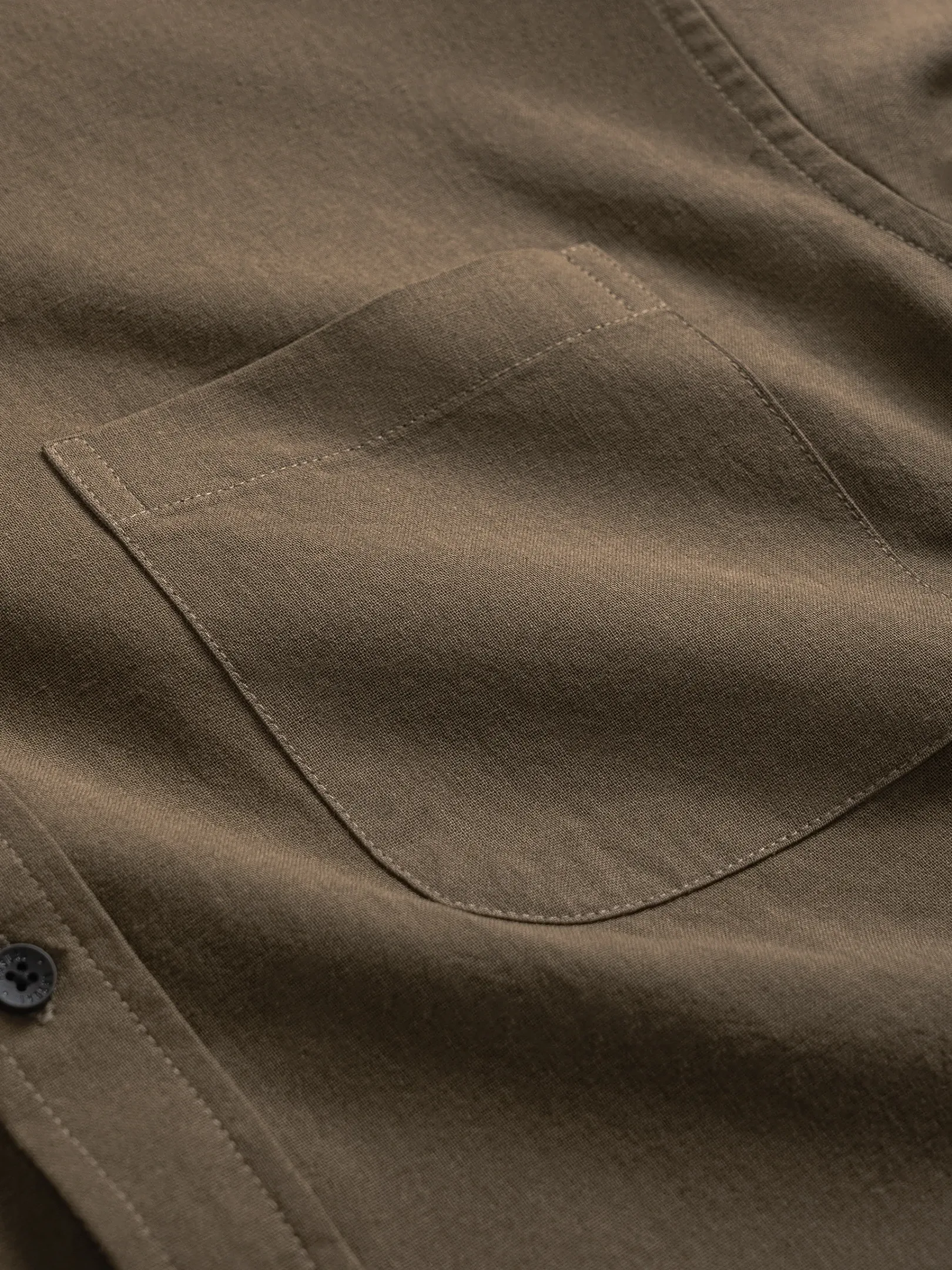 Ease Linen Shirt Brown
