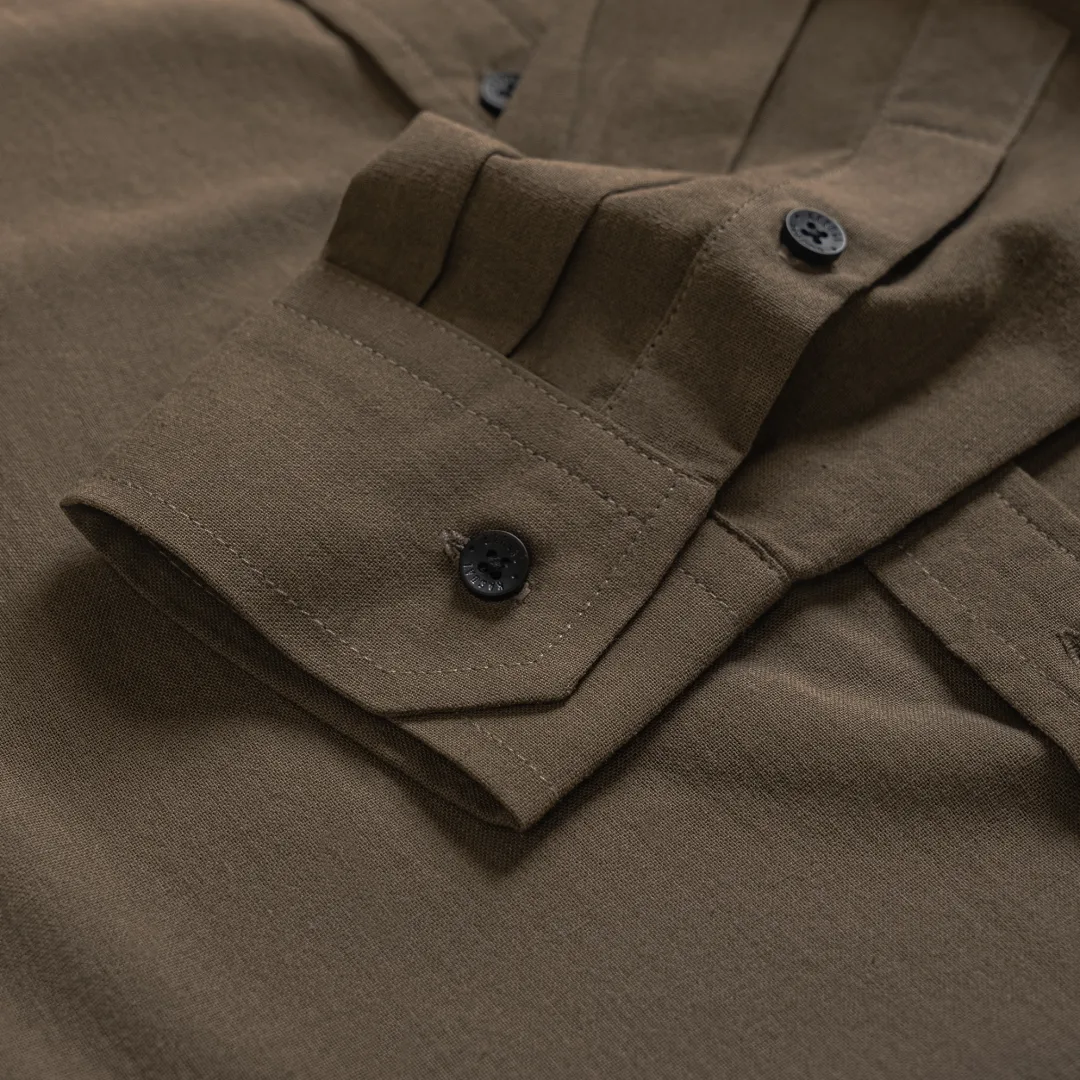 Ease Linen Shirt Brown
