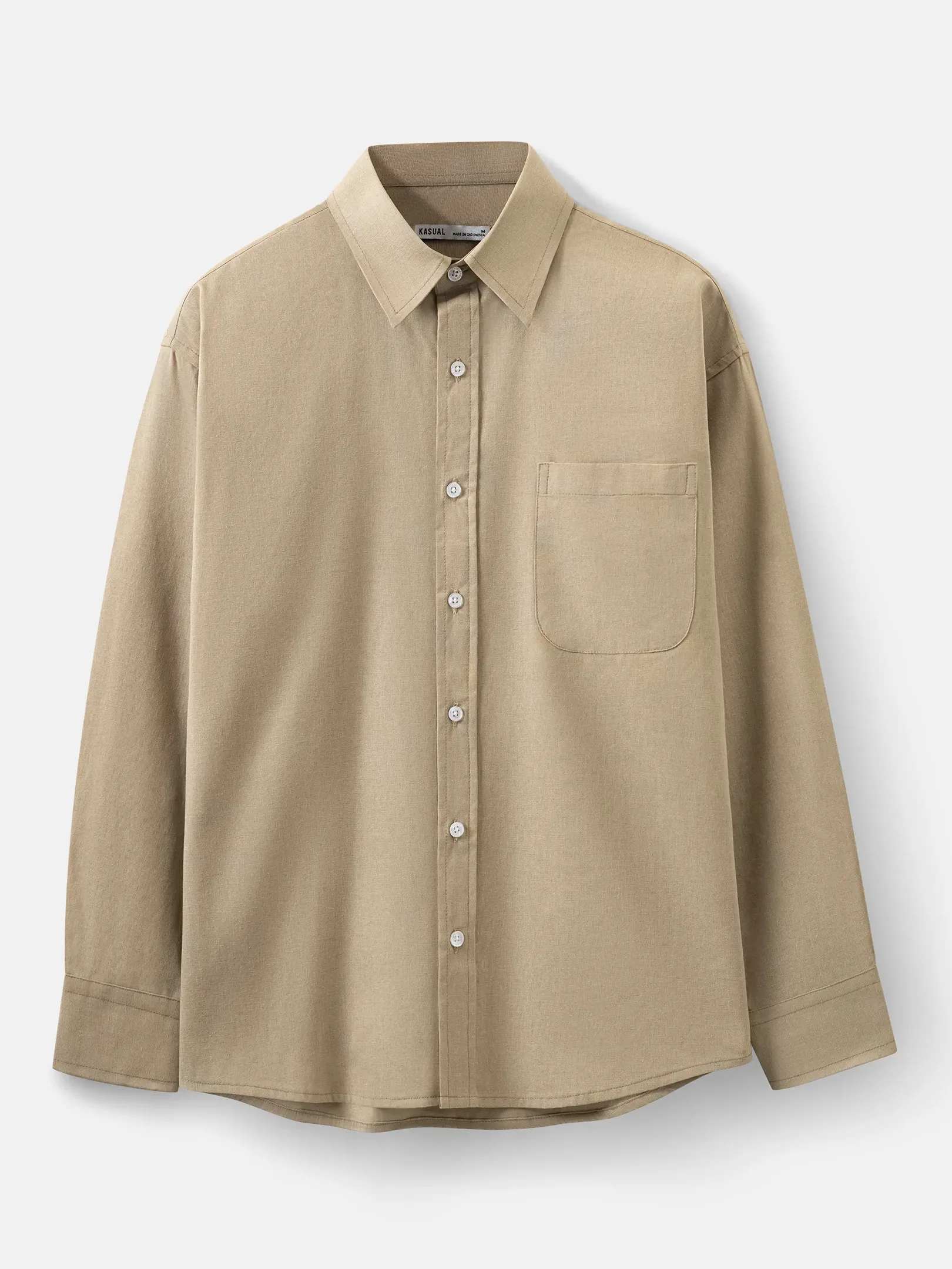 Ease Linen Shirt Mocca