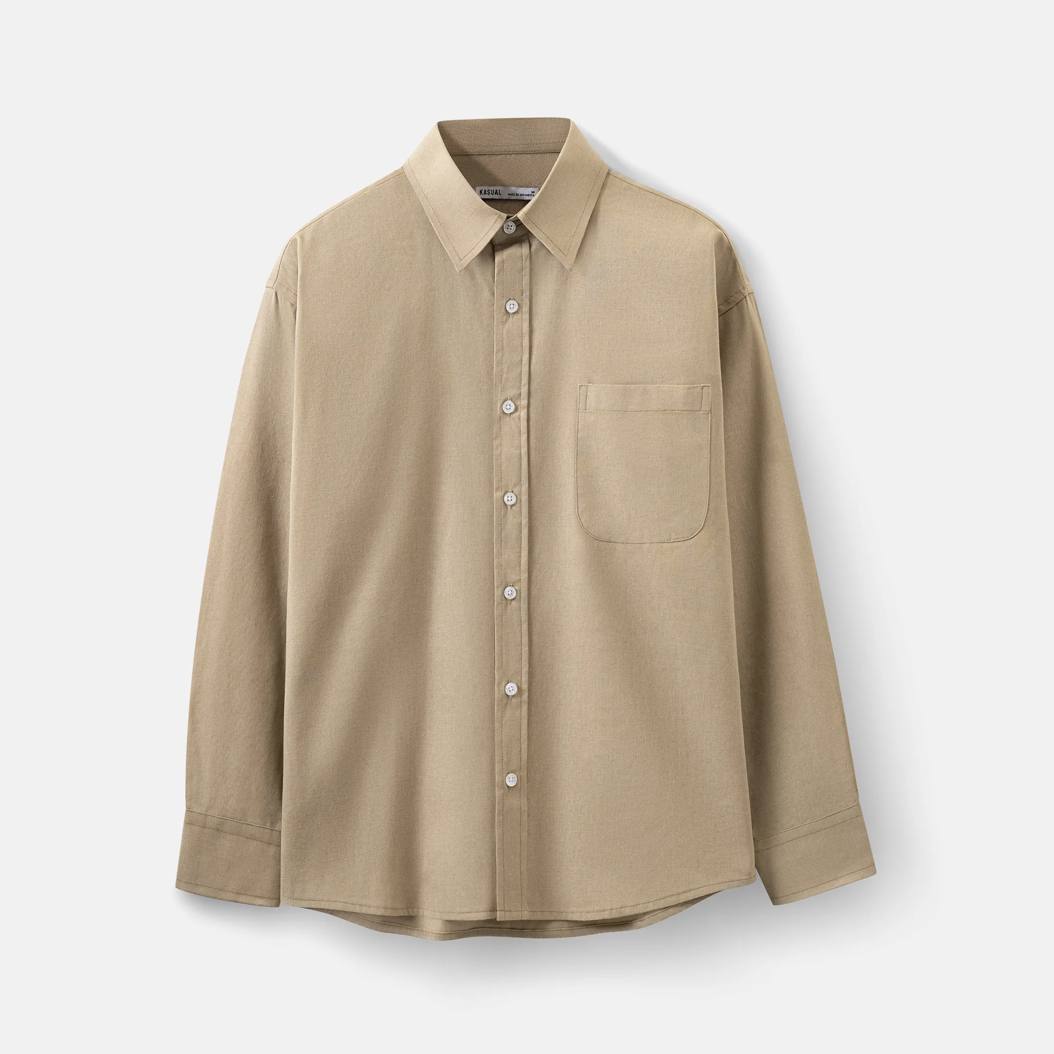 Ease Linen Shirt Mocca