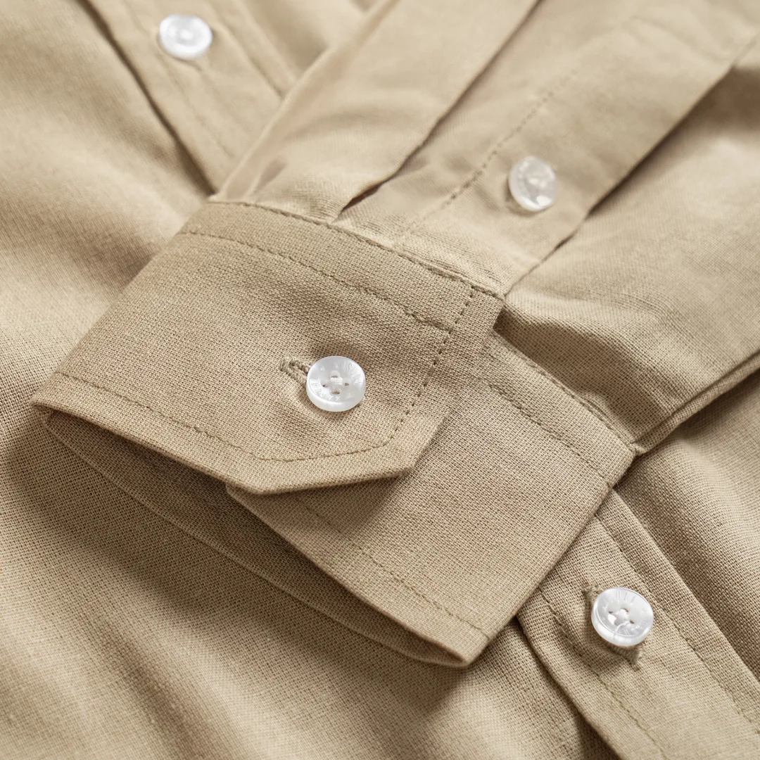 Ease Linen Shirt Mocca