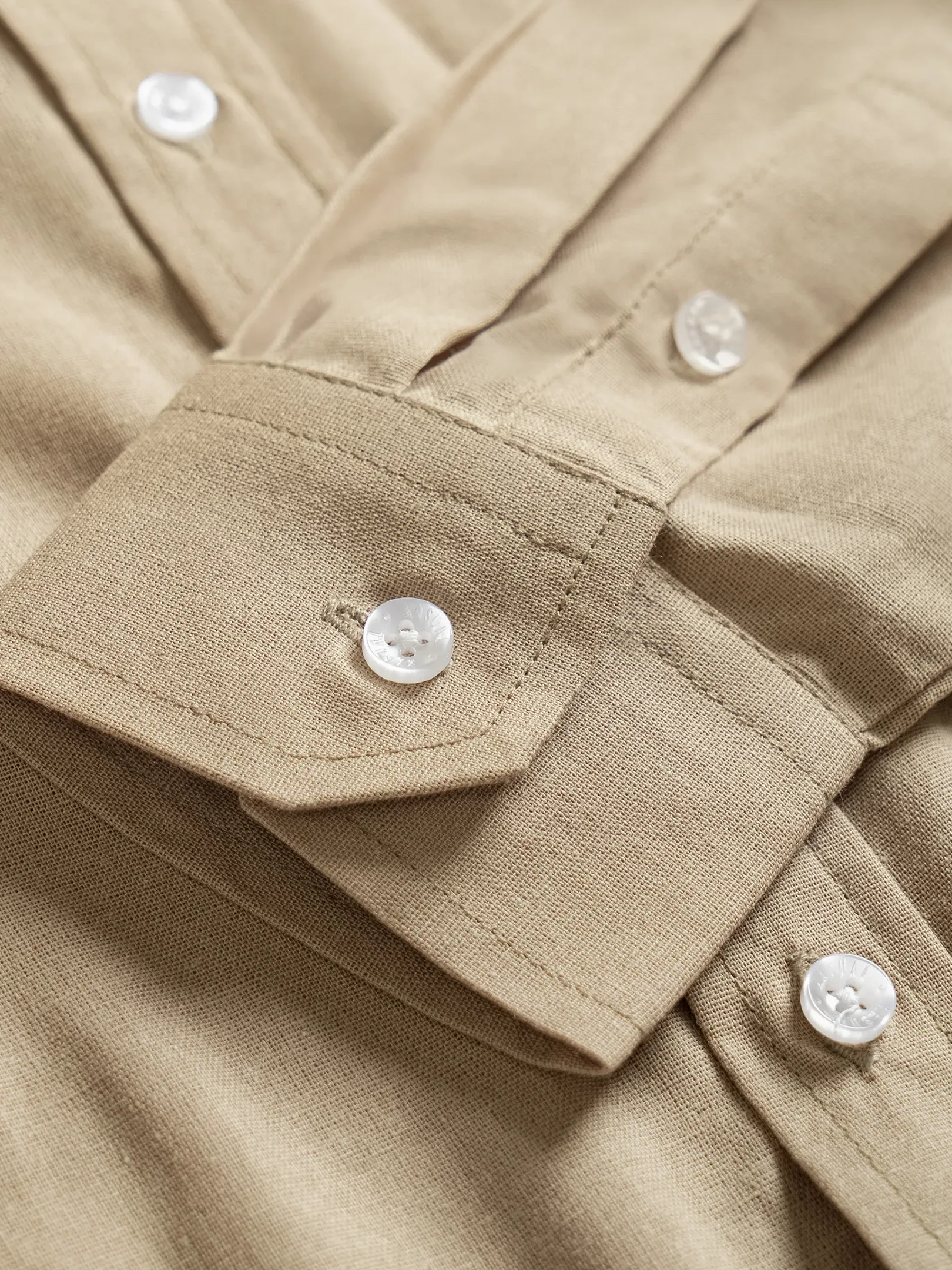 Ease Linen Shirt Mocca