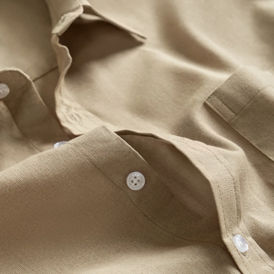 Ease Linen Shirt Mocca