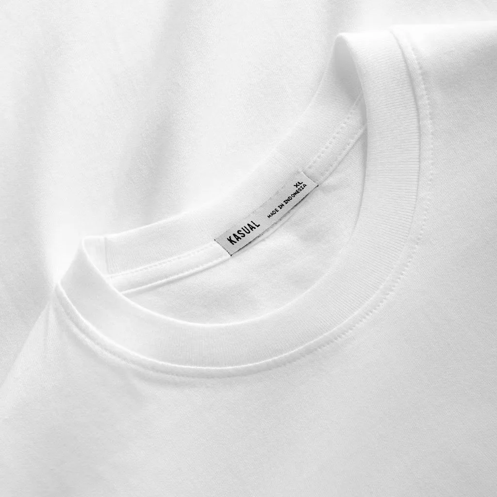 Crew White Tee
