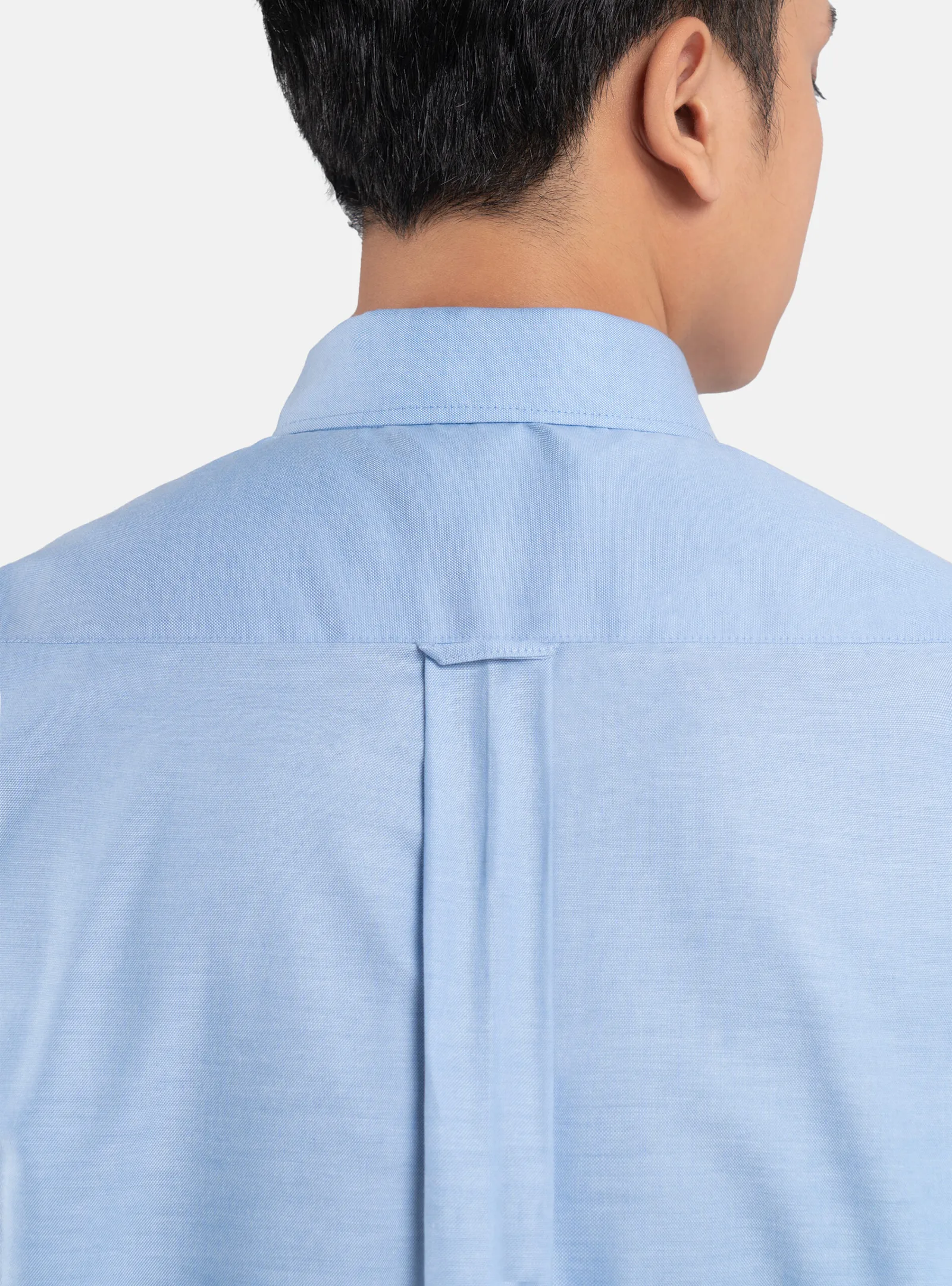 Basic Oxford Maya Blue Shirt