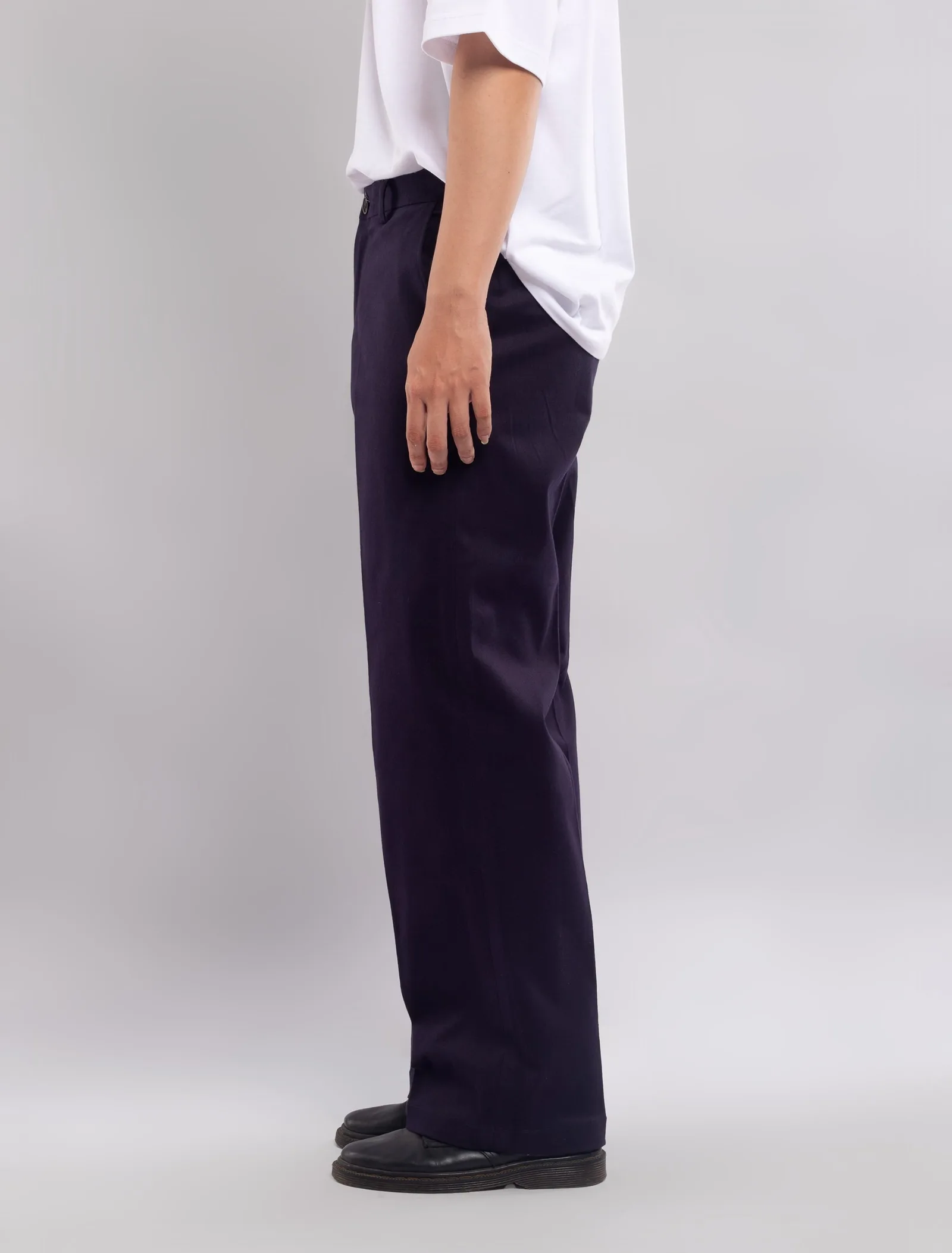 Navy Chino Wide Pant