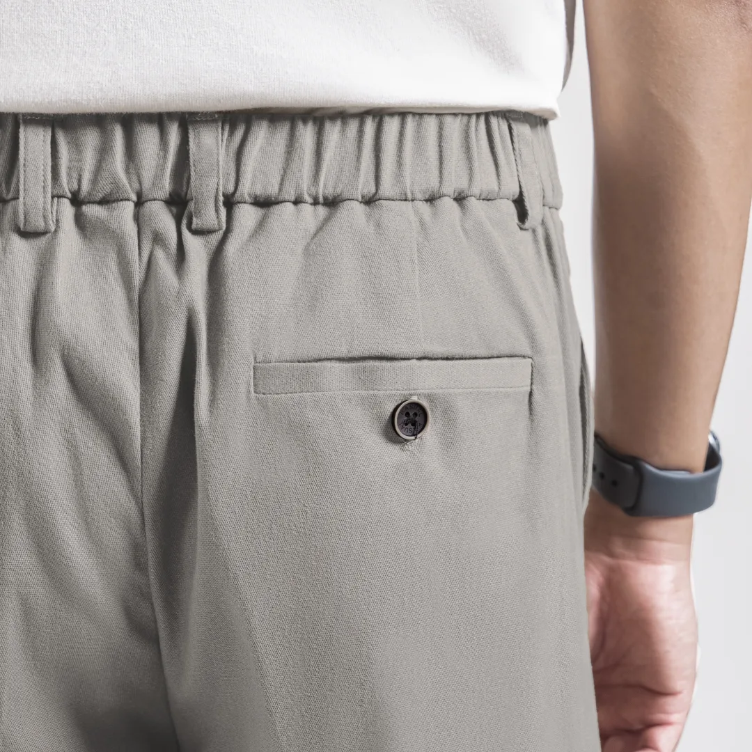 Silver Chino Short