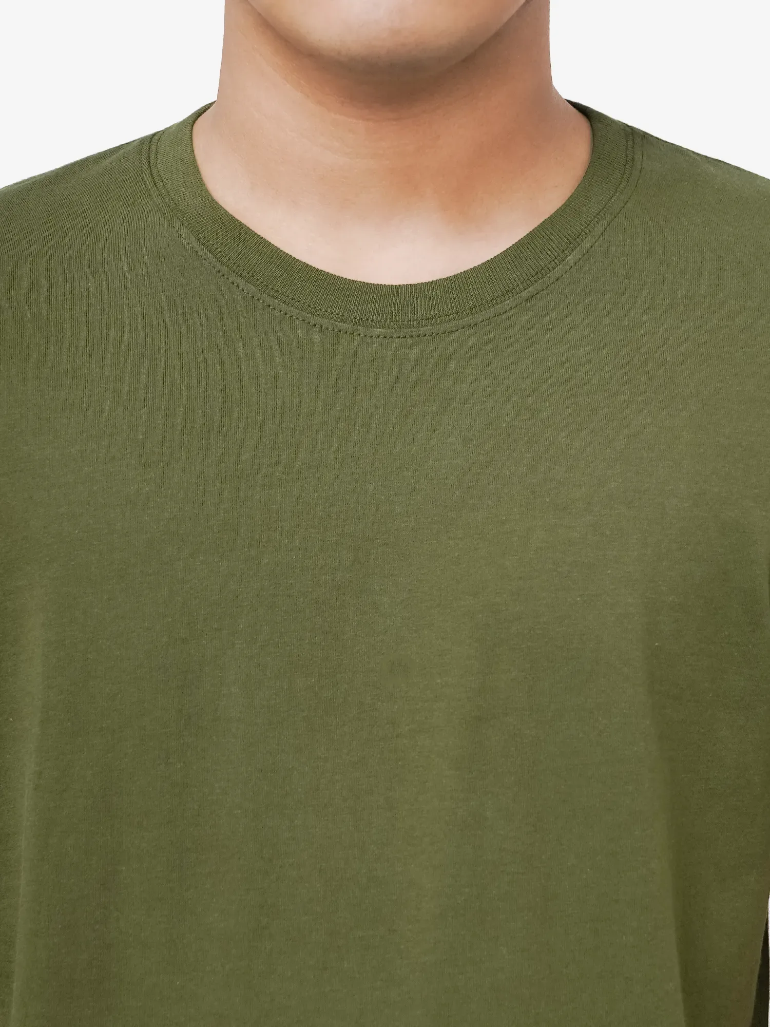 Crew Military Green Tee