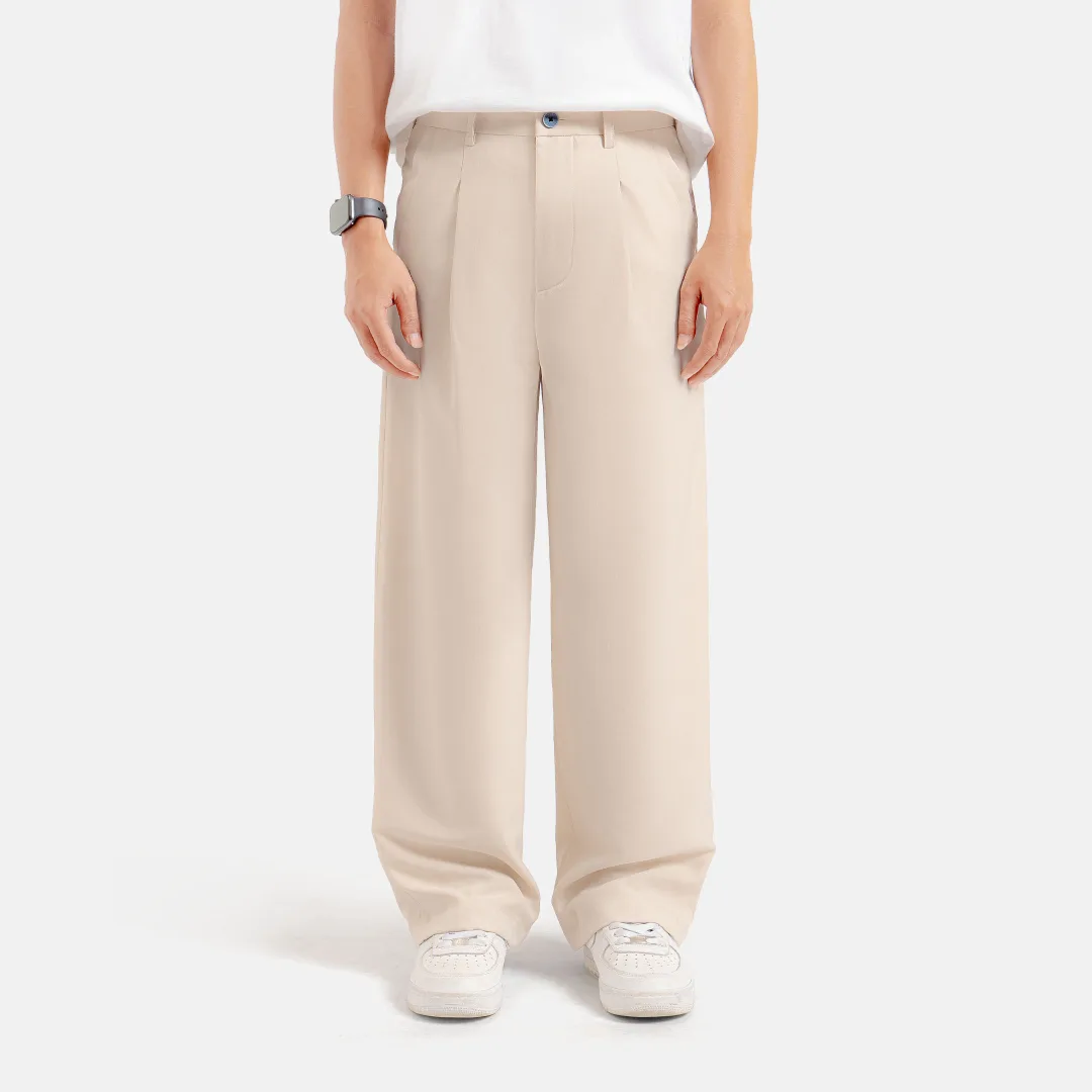 Cream Prime Wide Pant