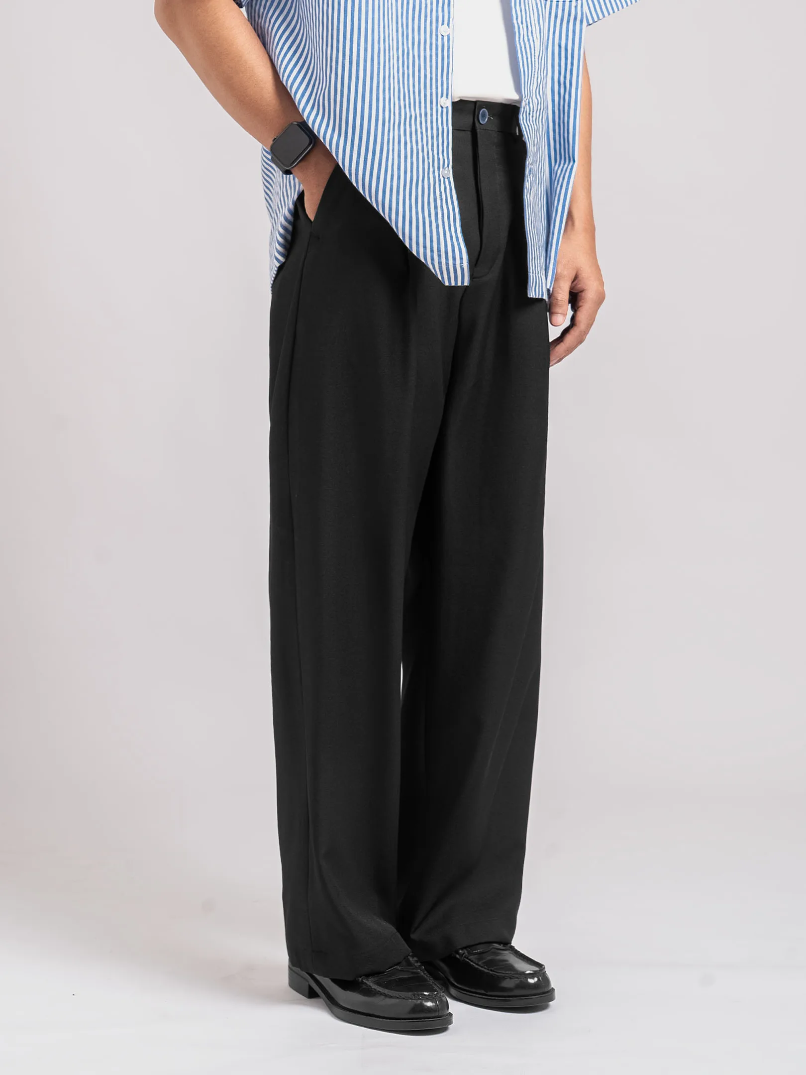 Black Prime Wide Pant
