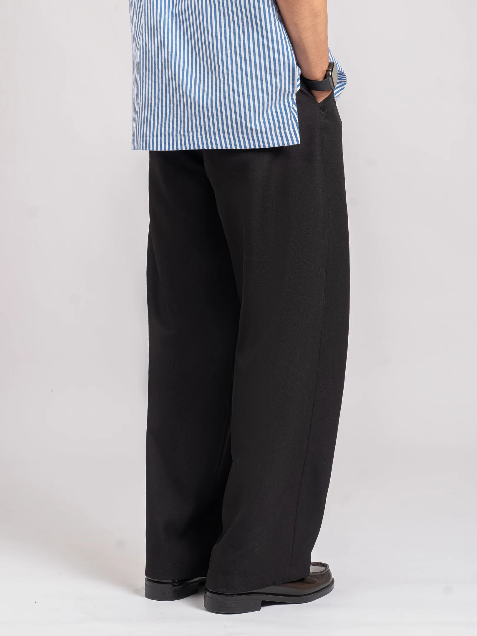 Black Prime Wide Pant