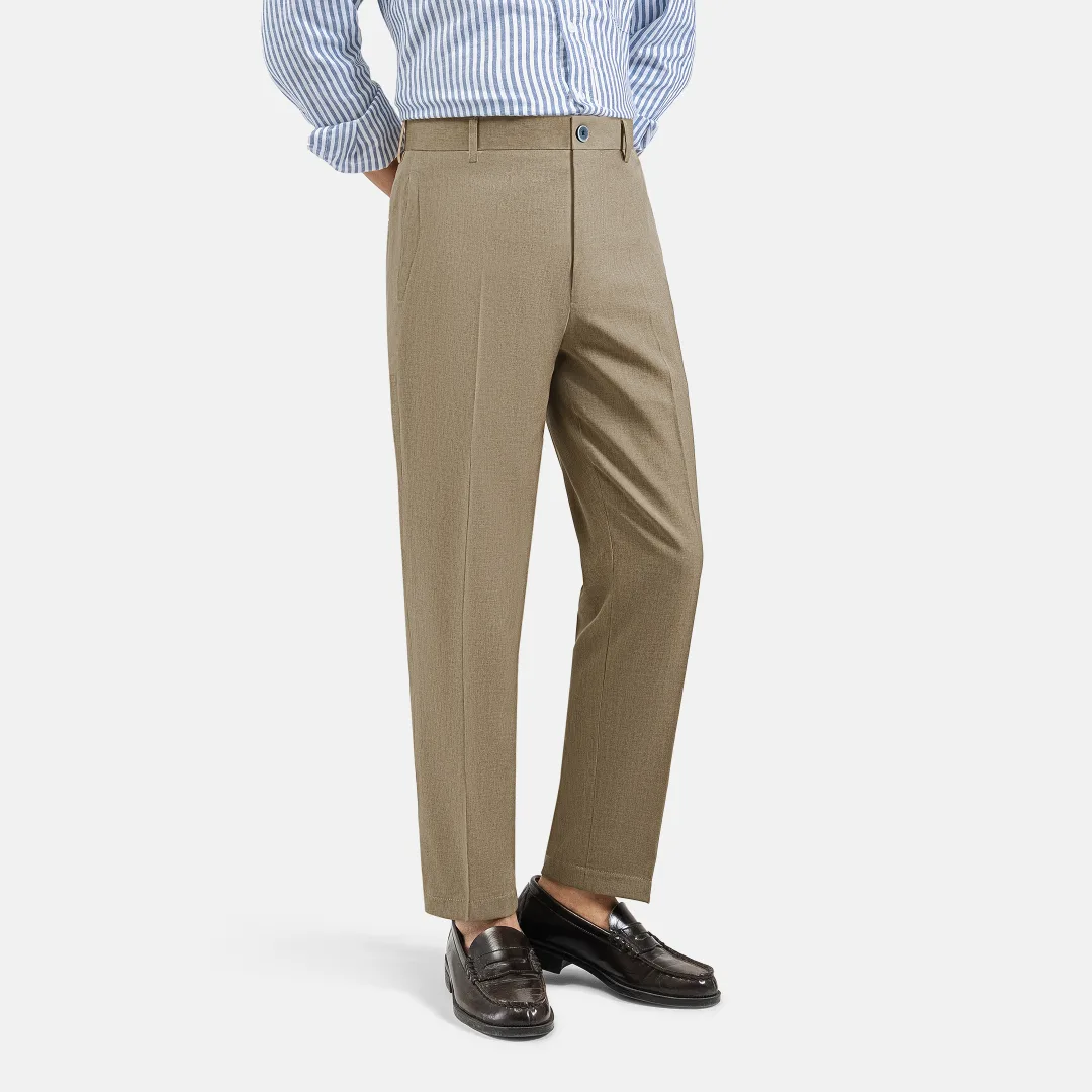 Celana Dark Cream Ankle Prime