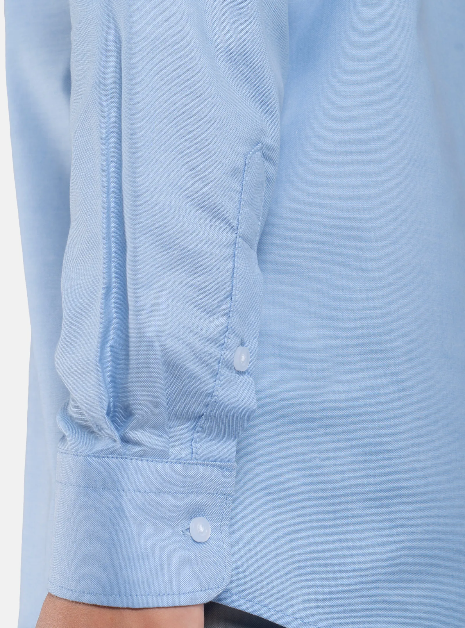 Basic Oxford Maya Blue Shirt